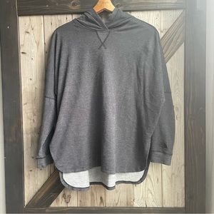 The North Face gray light weight hoodie size medium